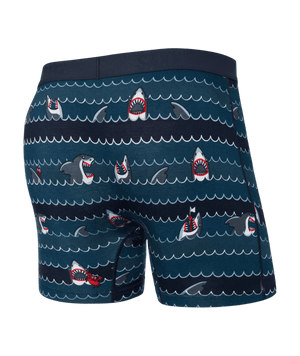 SAXX Vibe Xtra Boxer Brief Underwear Get Sharky-Hurricane Men's Underwear Saxx 