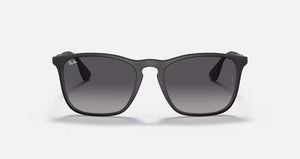 RAY-BAN Chris Matte Black - Grey Gradient Sunglasses Sunglasses Ray-Ban 