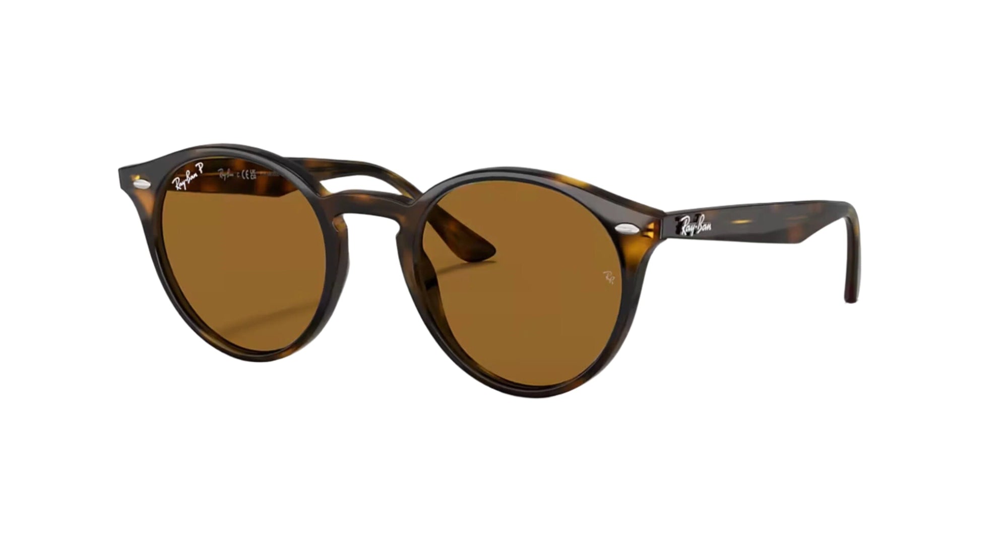 RAY-BAN RB2180 Polished Light Havana - B-15 Brown Polarized Sunglasses Sunglasses Ray-Ban 