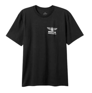 BRIXTON Spoke T-Shirt Black Men's Short Sleeve T-Shirts Brixton 