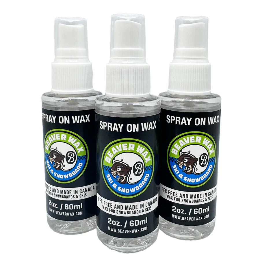 BEAVER WAX All Temperature Spray On Wax Snowboard Wax Beaver Wax 