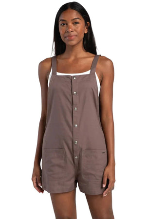 VOLCOM Women's Stone Strut Romper Slate Grey Women's Rompers & Jumpsuits Volcom 