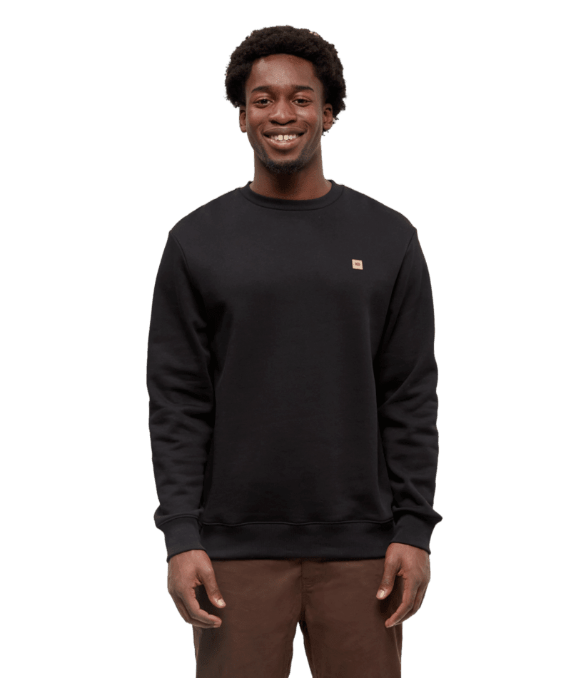 TENTREE TreeFleece Classic Crew Meteorite Black Men's Crewnecks Tentree 