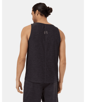 TENTREE Active Soft Knit Light Tank Top Meteorite Black/Obsidian Men's Tank Tops Tentree 