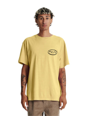 CRITICAL SLIDE Sharpen Service T-Shirt Lemon Men's Short Sleeve T-Shirts The Critical Slide Society 