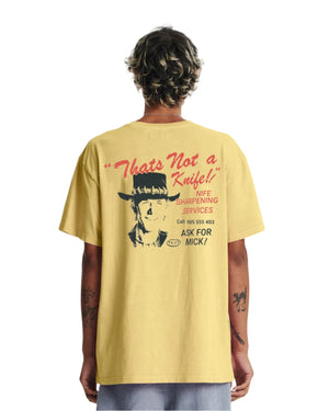 CRITICAL SLIDE Sharpen Service T-Shirt Lemon Men's Short Sleeve T-Shirts The Critical Slide Society 