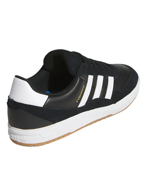 ADIDAS Tyshawn II Shoe Core Black/White/Gum 4 Men's Skate Shoes Adidas 