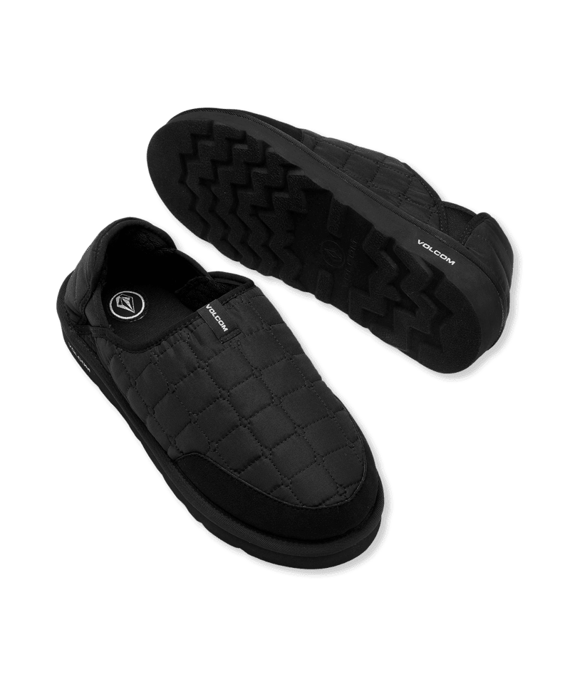 VOLCOM Recliner Slipper Black White Men's Skate Shoes Volcom 