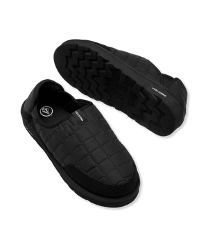 VOLCOM Recliner Slipper Black White Men's Skate Shoes Volcom 