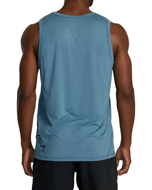 RVCA Sport Vent Tank Top Glacier Men's Tank Tops RVCA 