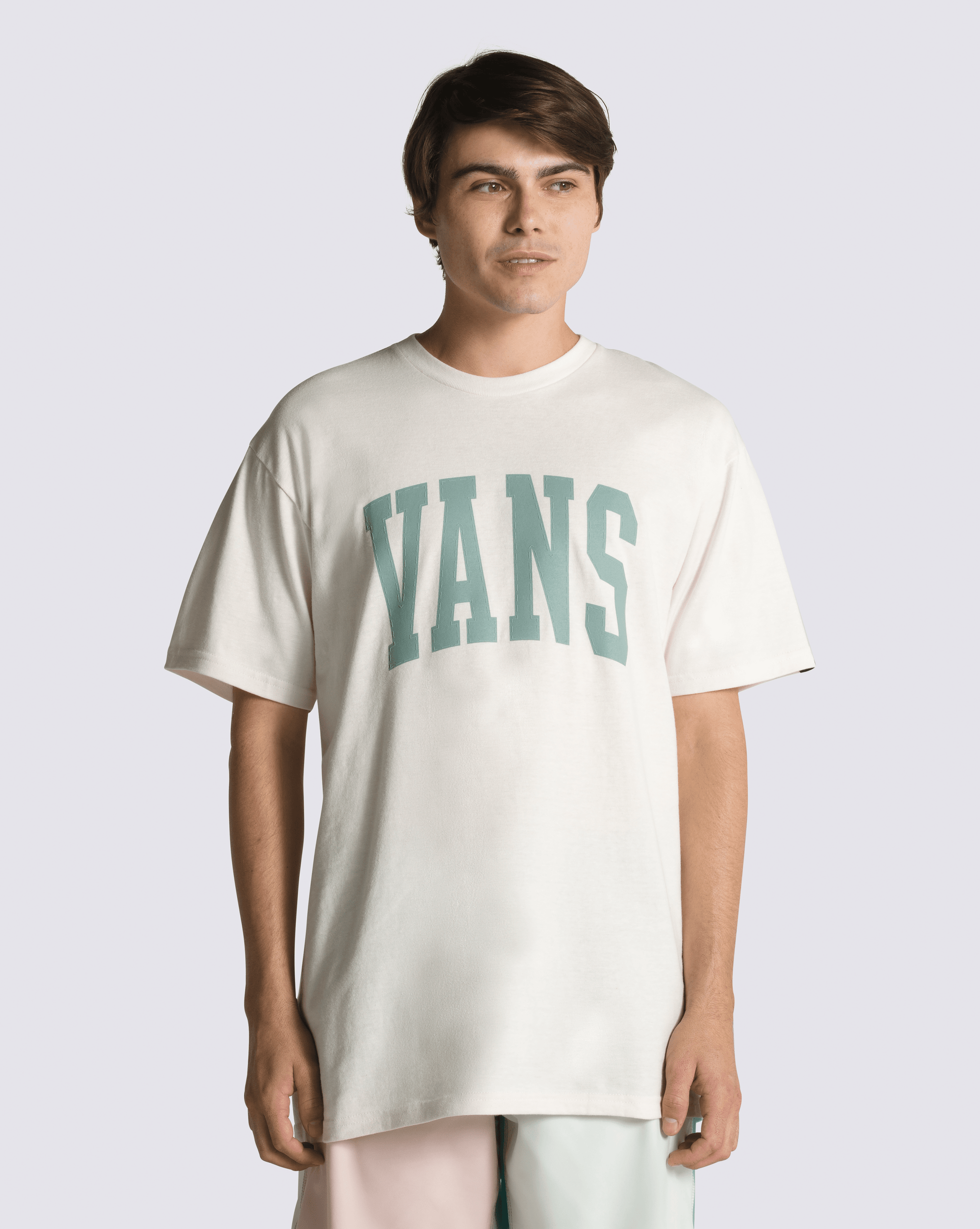 VANS Varsity Type T-Shirt Antique White Men's Short Sleeve T-Shirts Vans 