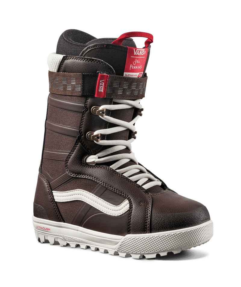 VANS Women's Hi-Standard Pro X Jill Perkins Snowboard Boots Demitasse Brown 2025 Women's Snowboard Boots Vans 