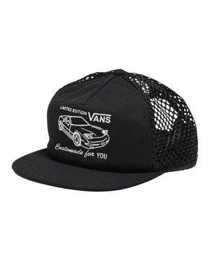 VANS Retro Unstructured Hat Black/White Men's Hats Vans 