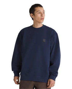 VANS AVE Pullover Crewneck Sweater Dress Blues Men's Crewnecks vans 