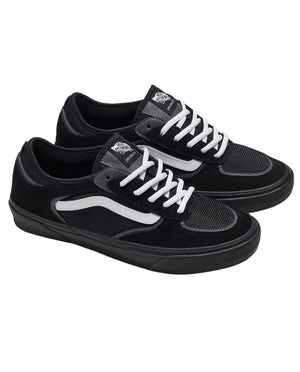 VANS Skate Rowley Shoe Black/White/Black Men's Skate Shoes Vans 