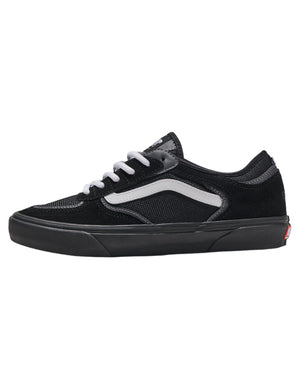 Vans Skate Rowley Black White Black Shoes 10