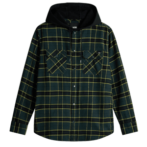 VANS Boy's Parkway II Flannel Shirt Green Gables/Black Boy's Long Sleeve Button Ups Vans 