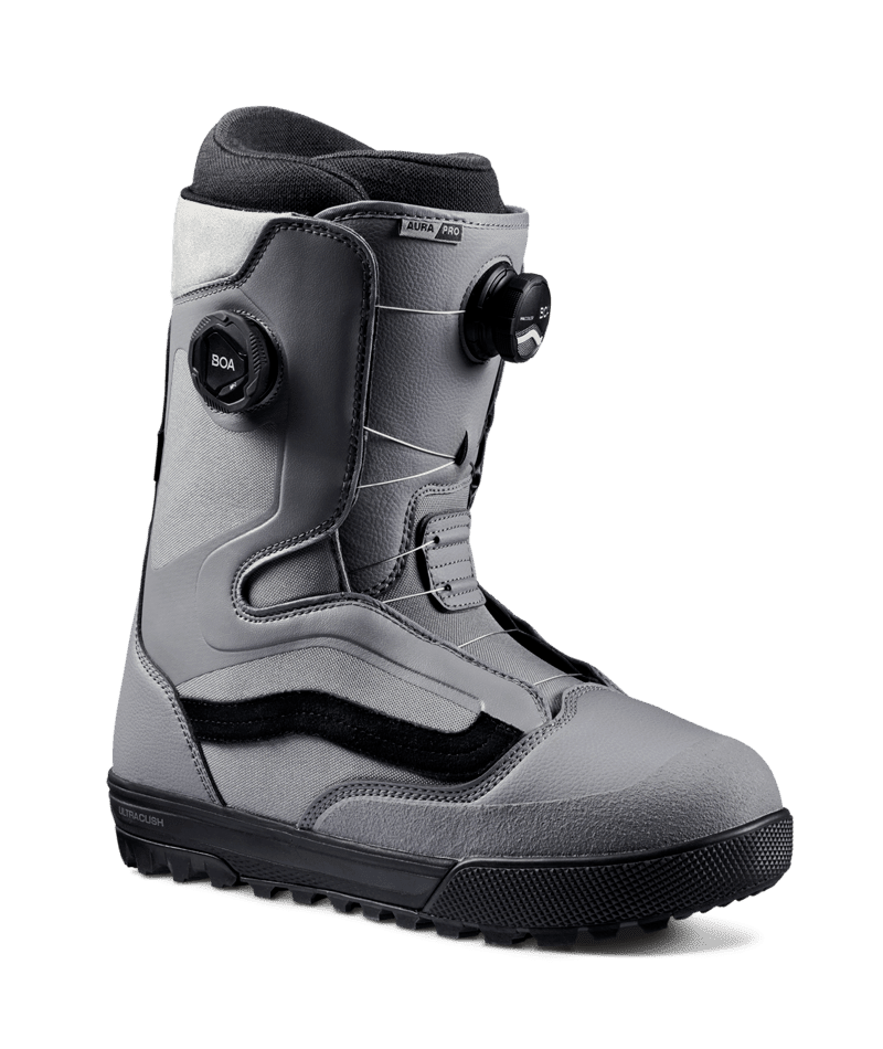 VANS Aura Pro Snowboard Boot Black/Pewter 2025 Men's Snowboard Boots Vans 