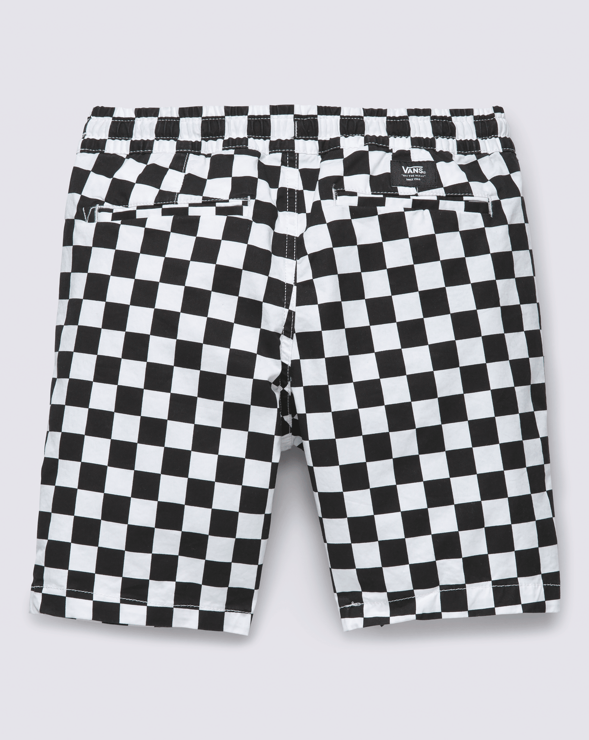 VANS Boy s Range Elastic Waist Shorts Checkerboard Freeride Boardshop
