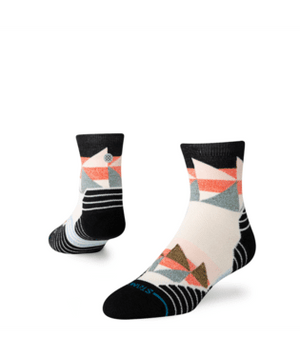 STANCE Women's Mid Wool Athletic Quarter Socks Black Women's Socks Stance 