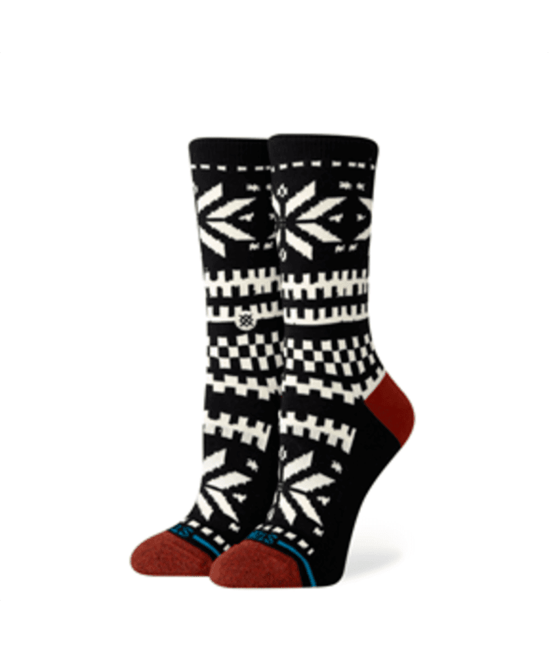 STANCE Women's Flake Socks Black Women's Socks Stance 