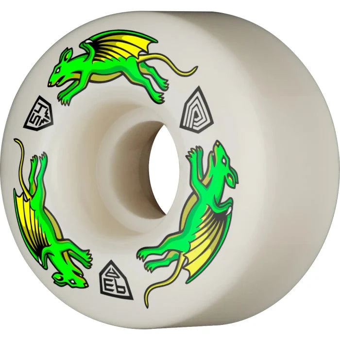 POWELL PERALTA Dragon Formula Nano Rat V4 54mm x 34mm 93A Skateboard Wheels Skateboard Wheels Powell Peralta 