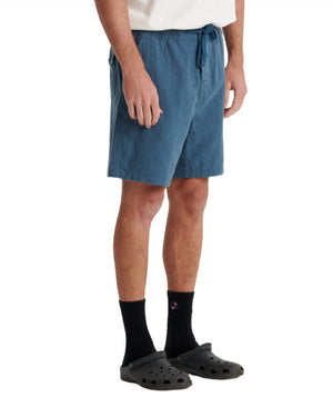 CRITICAL SLIDE Cruiser Linen Shirts Azure Men's Walkshorts The Critical Slide Society 