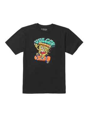 VOLCOM Boys Pizzapower T-Shirt Black Boy's T-Shirts Volcom 