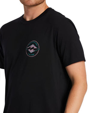 BILLABONG Rotor Diamond Short Sleeve T-Shirt Black Men's Short Sleeve T-Shirts Billabong 