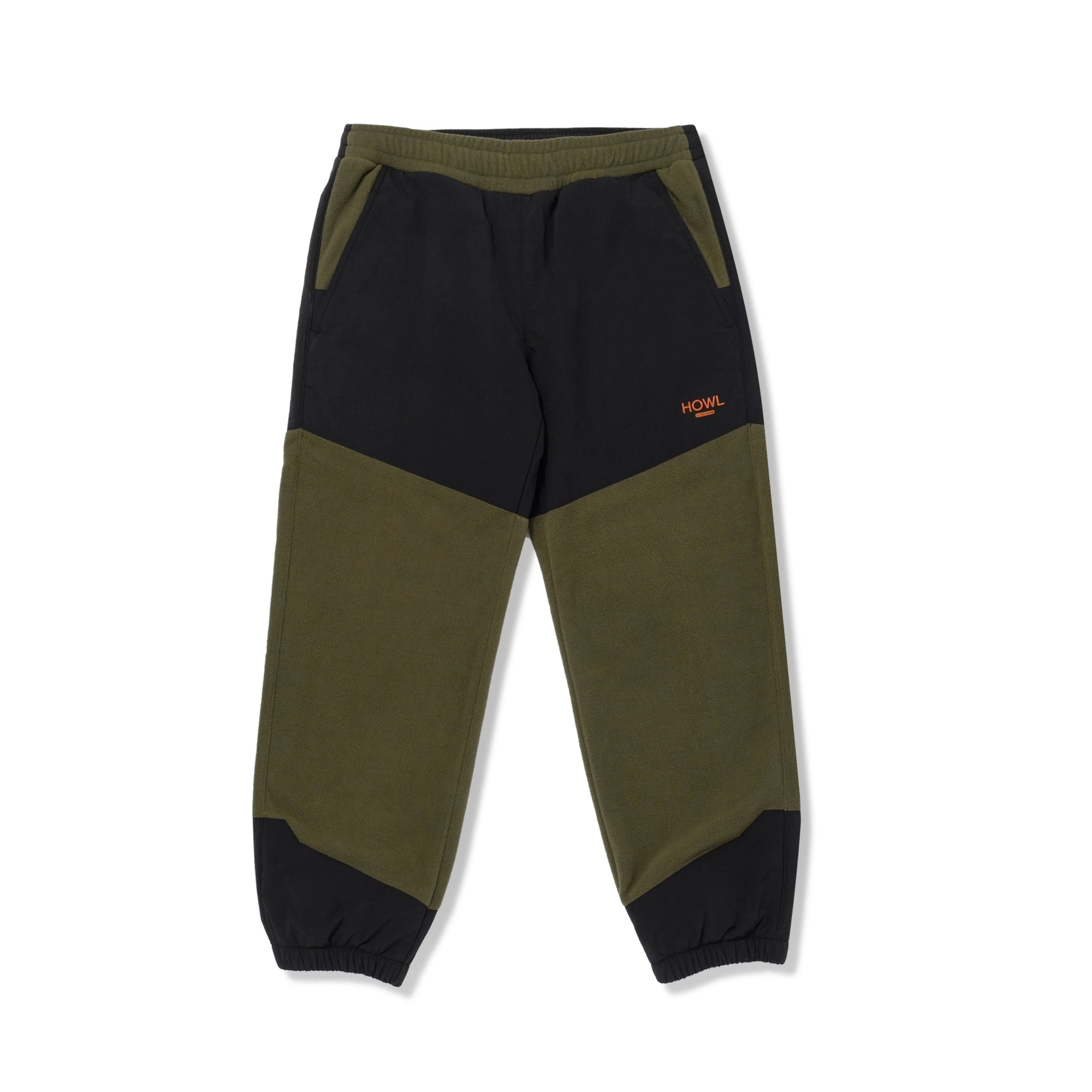 HOWL Polar Fleece Pants Army Men's Sweatpants Howl 