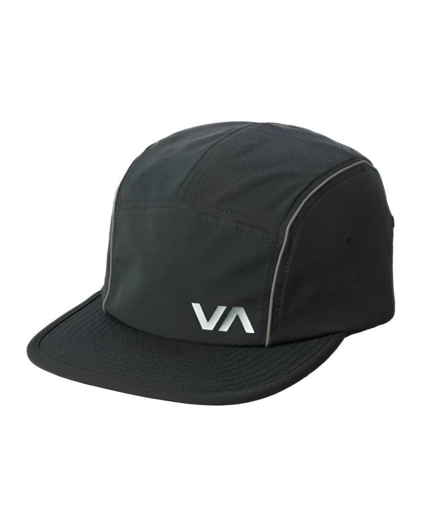 RVCA Yogger Strapback Hat Black Men's Hats RVCA 