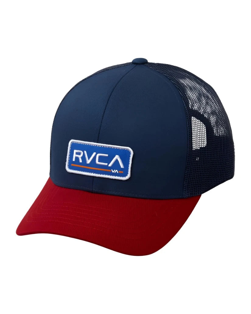 RVCA Ticket Trucker III Hat Navy/Red Men's Hats RVCA 