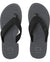 RVCA Sandbar Flip Flop Sandals Charcoal Men's Sandals RVCA 