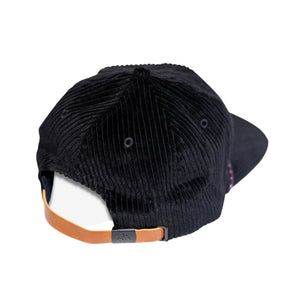 JONES Free Corduroy Organic Cotton Cap Stealth Black Men's Hats Jones Snowboards 