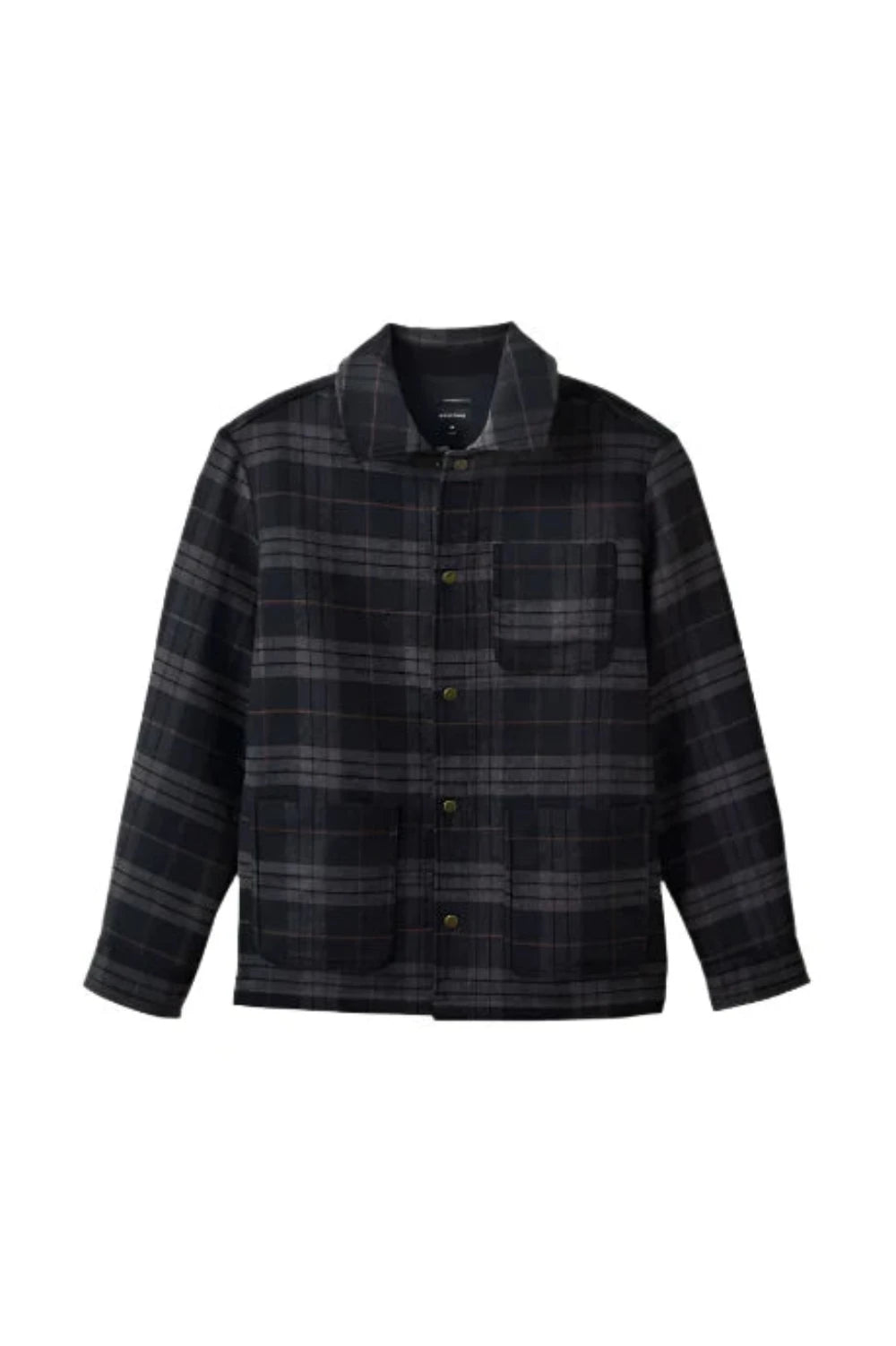 BRIXTON Shop Chore Coat Black/Charcoal Plaid Men's Street Jackets Brixton 