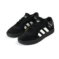 ADIDAS Tyshawn Shoes Core Black/Zero Metalic/Spark Men's Skate Shoes Adidas 