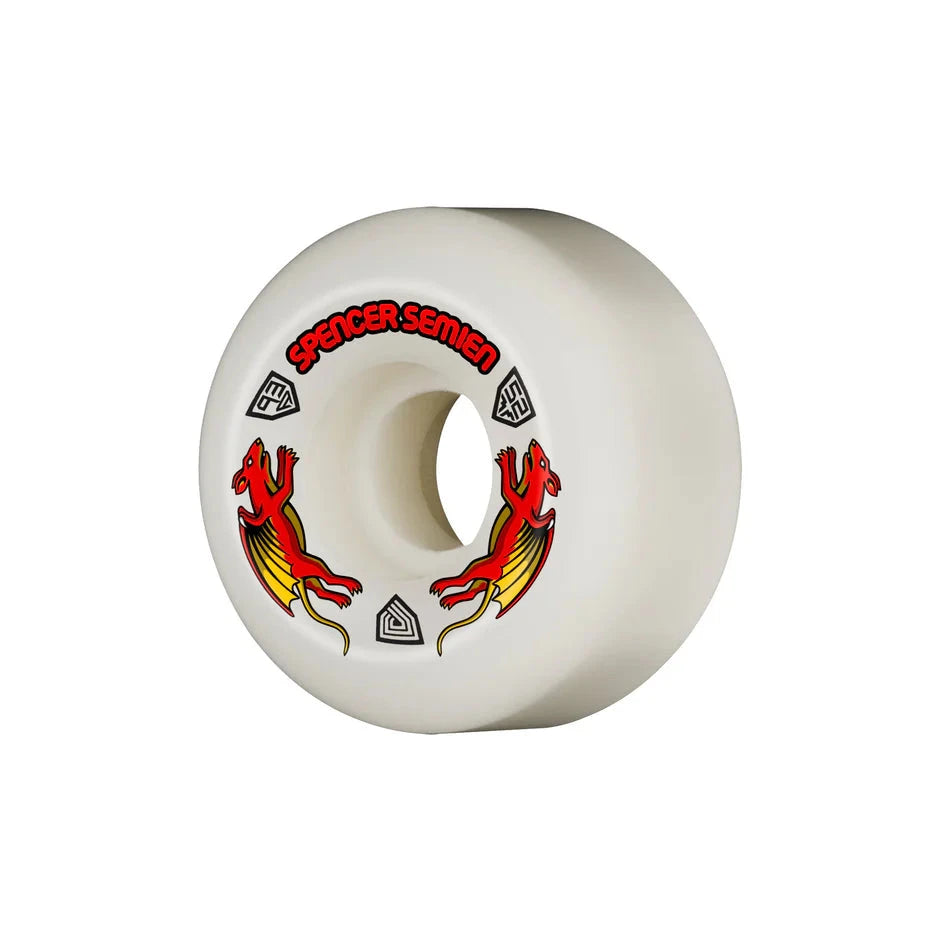 POWELL PERALTA Dragon Formula Nano Rat Spencer Semien 52mm x 30mm 93A Skateboard Wheels Skateboard Wheels Powell Peralta 