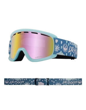 DRAGON Youth Lil D Snow Dance - Lumalens Pink Ion Snow Goggle Youth Snow Goggles Dragon 