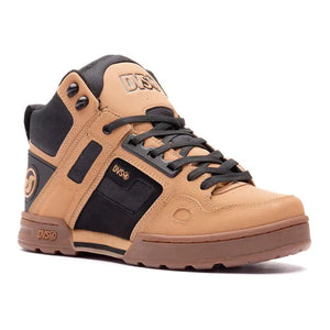 DVS Comanche Boot Tan/Black/Gum Nubuck Men's Skate Shoes DVS 