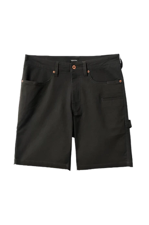 BRIXTON Builders Carpenter Short Washed Black Men's Walkshorts Brixton 