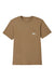 BRIXTON Woodburn Pocket T-Shirt Khaki Men's Short Sleeve T-Shirts Brixton 