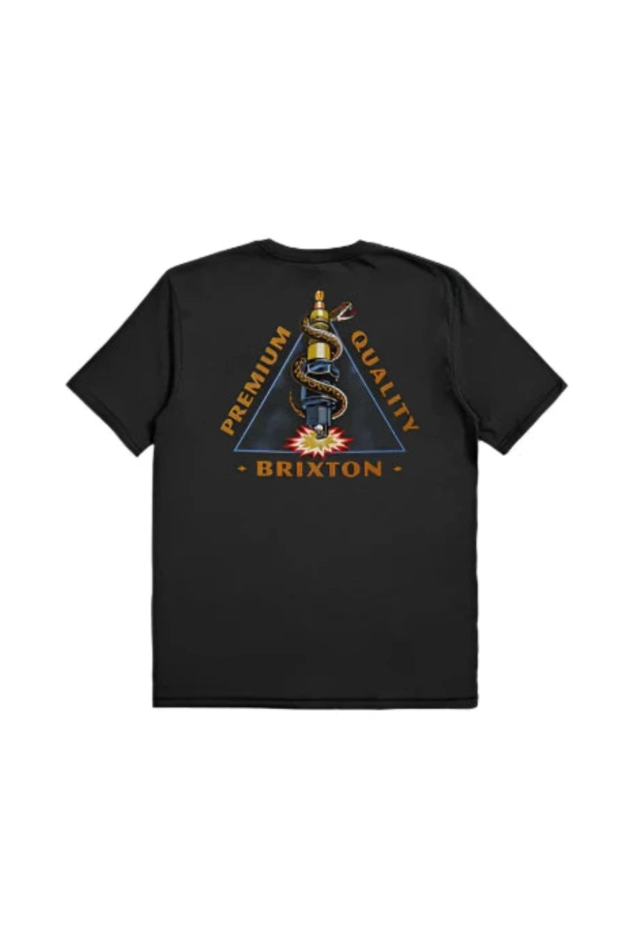 BRIXTON Sparky T-Shirt Black Men's Short Sleeve T-Shirts Brixton 