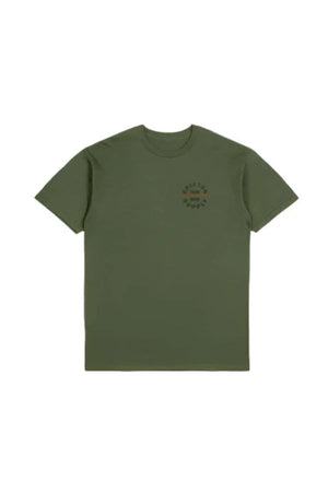 BRIXTON Oath V T-Shirt Ivy Green/Washed Black/Rust Men's Short Sleeve T-Shirts Brixton 