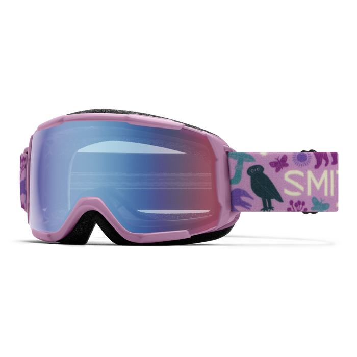 SMITH Youth Grom Proper Pink Forest Friends - Blue Sensor Mirror Snow Goggles Youth Snow Goggles Smith 