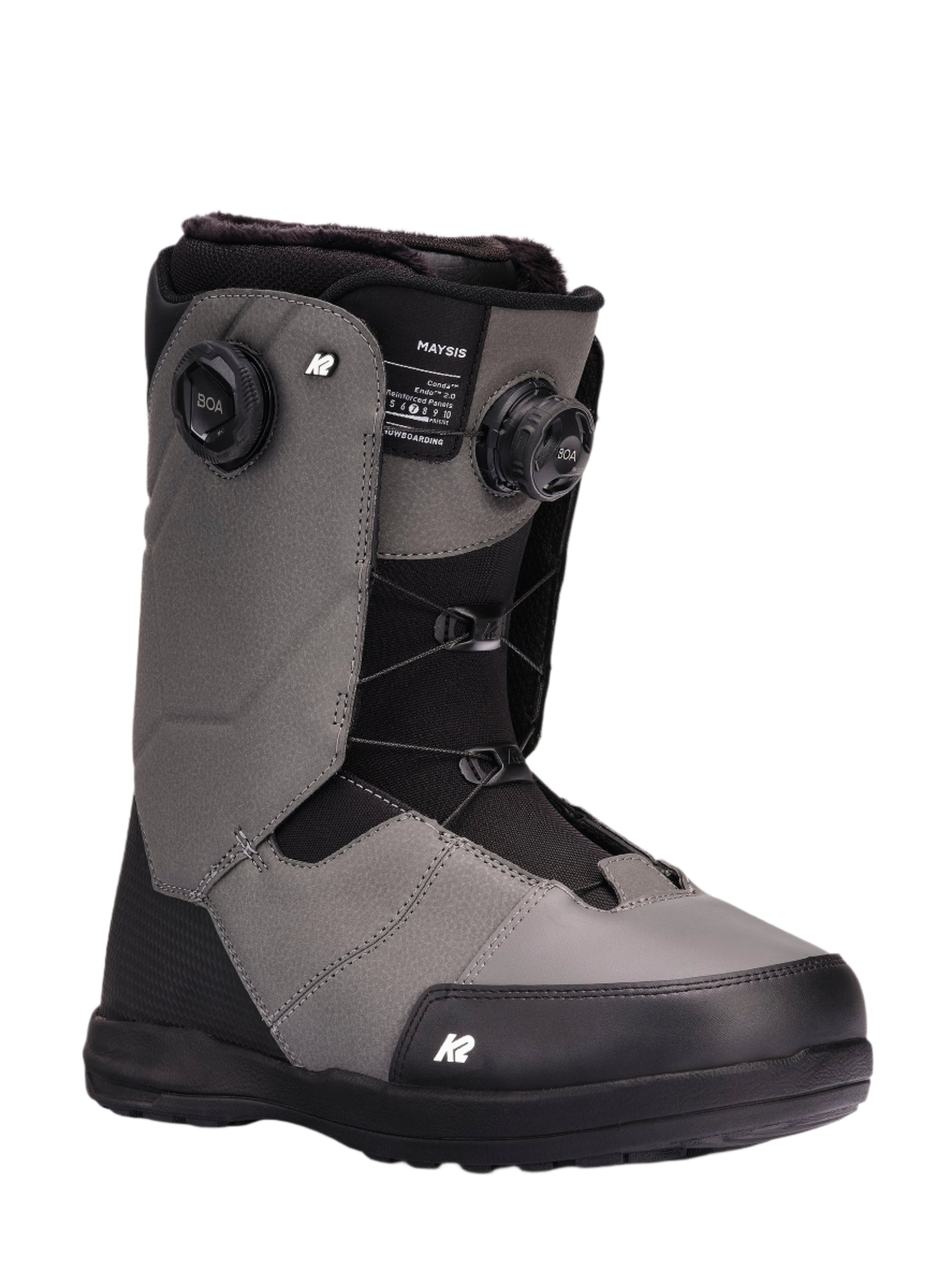 K2 Maysis Snowboard Boots Grey 2025 Men's Snowboard Boots K2 