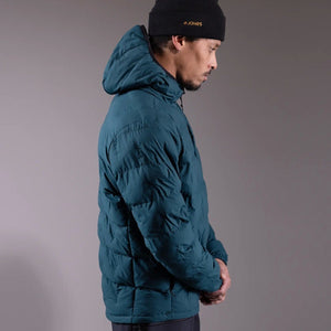 JONES Dark Start Recycled Hoodie Stealth Pacific Teal Men's Street Jackets Jones Snowboards 