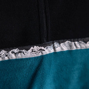 JONES Recycled Fleece Half Zip Pullover Pacific Teal Men's Crewnecks Jones Snowboards 