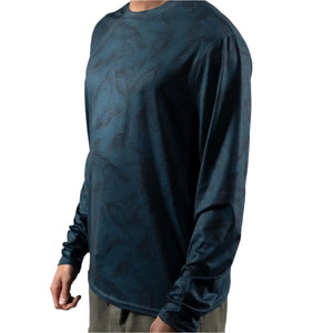 JONES Recycled Long Sleeve Tech T-Shirt Pacific Teal Men's Base Layers Jones Snowboards 