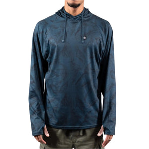 JONES Shastarama Recycled Tech Hoodie Pacific Teal Men's Base Layers Jones Snowboards 