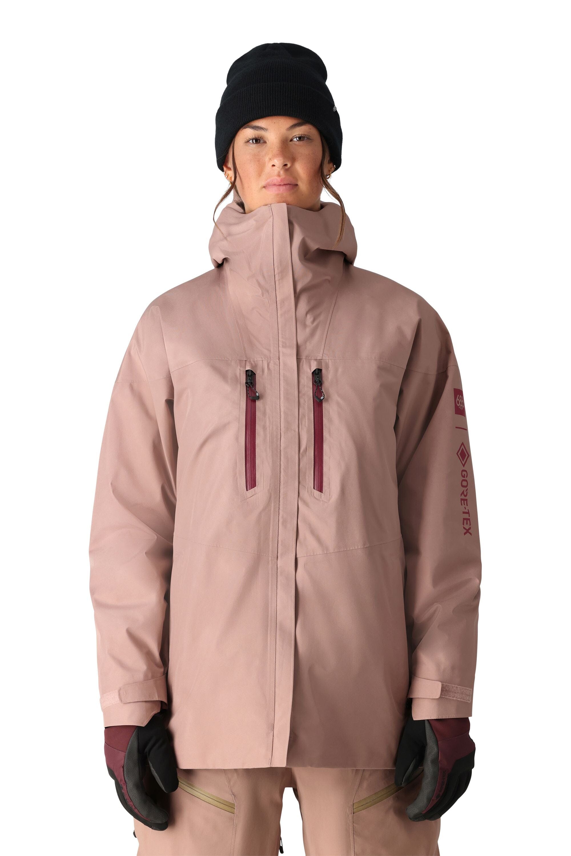 686 Women's GORE-TEX Skyline Snowboard Jacket Antler 2025 Women's Snow Jackets 686 